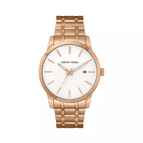 JAM TANGAN PRIA CHRIST VERRA 10636G 15SLV ORIGINAL