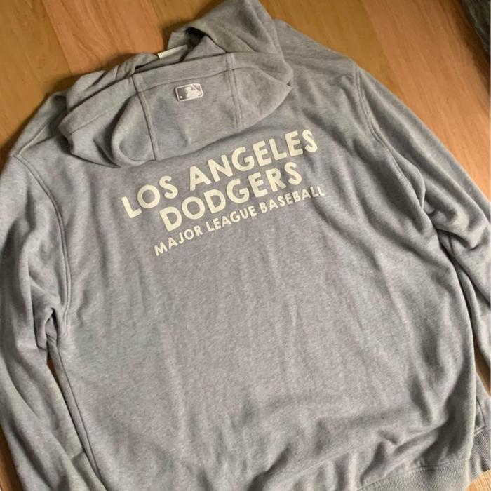 Hoodie MLB LA Dodgers Overfit Grey