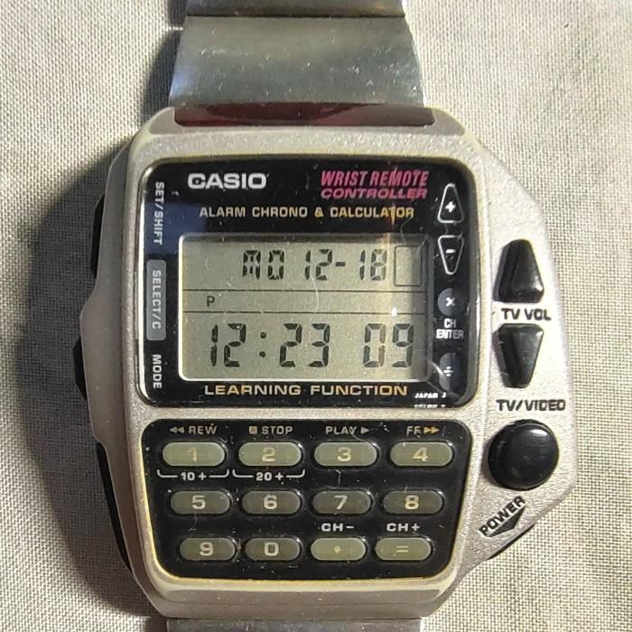 Jam Casio CMD-40 CMD40 Silver Remote TV