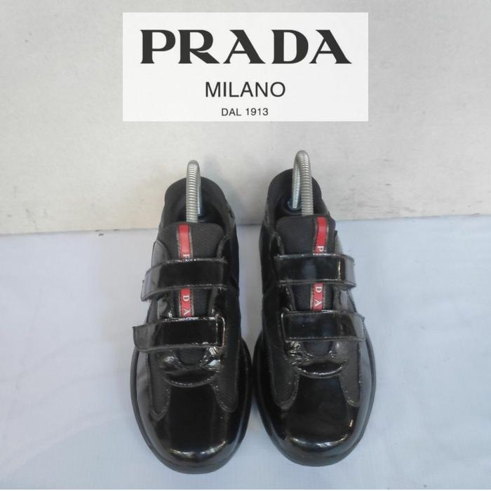 Prada Americas cup sneakers original sepatu branded preloved