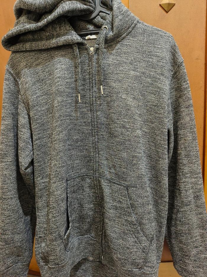 Zip Hoodie Grey Misty GU not Dickies Adidas Covernat Patagonia