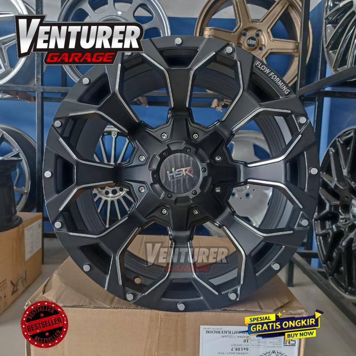 Pelek Velg Offroad R17 HSR Goku Lubang 6 Et 10 Mobil Pajero Triton R17