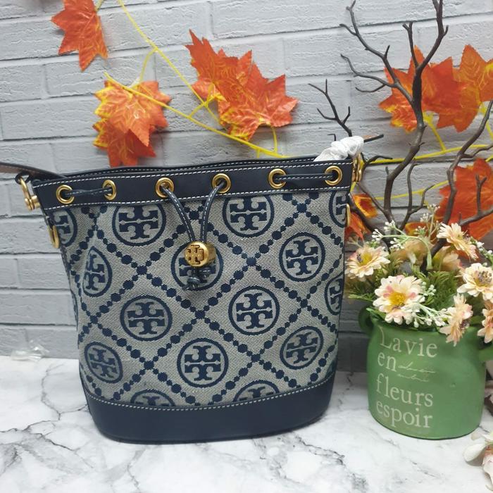 TB Jacquard Bucket Navy