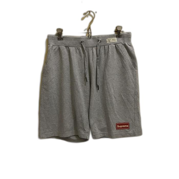 Celana pendek Supreme abu-abu original second