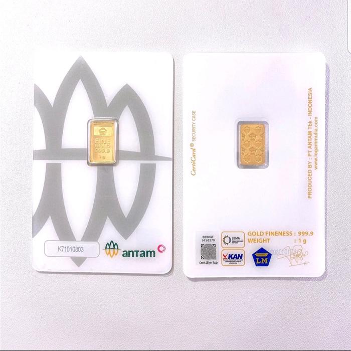 Emas Antam Logam Mulia 0.5Gram
