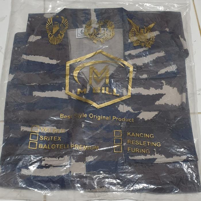 MILL Baju PDL BDU Loreng KRI Jatah Pembagian Asli TNI Terbaru Size S Harga Termasuk Baju Hanya Baju 