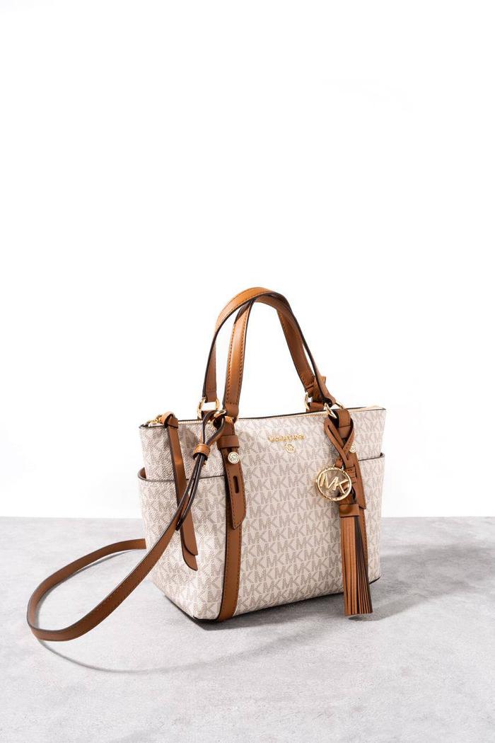 MK Sullivan small monogram tote bag  Vanilla - Acorn
