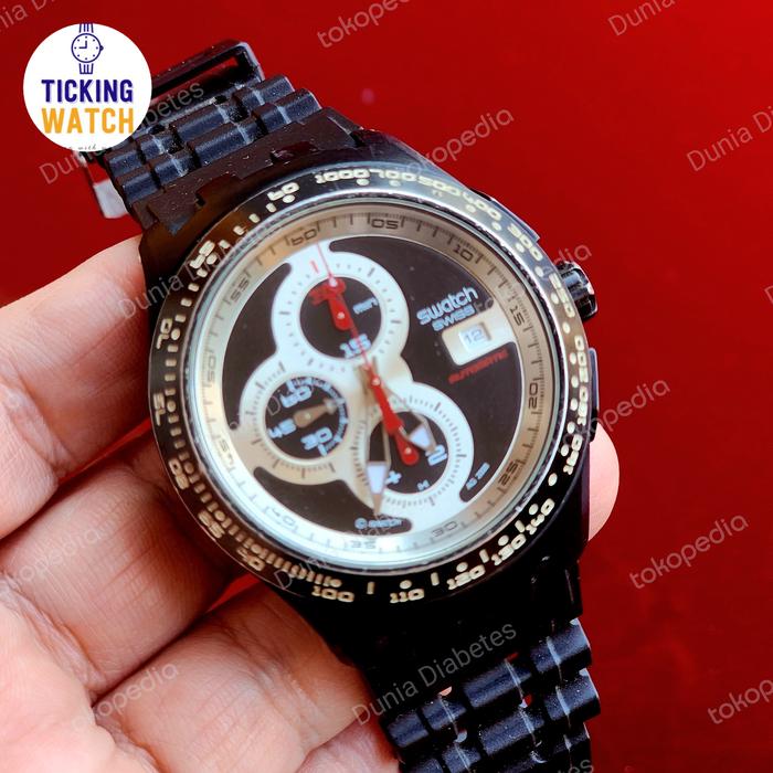 Jam tangan Swatch Chronograph AUTOMATIC Swiss ORIGINAL