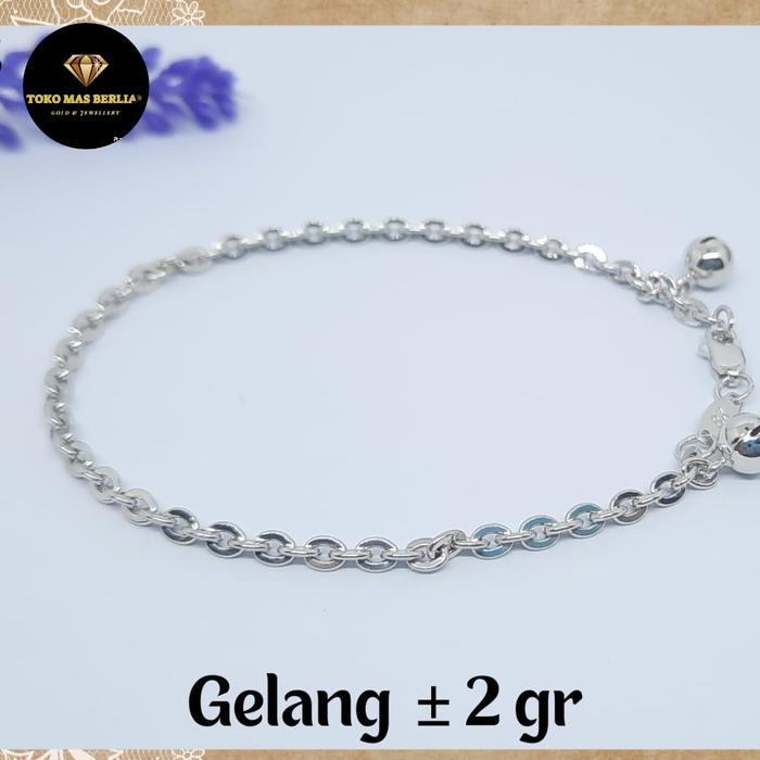 Gelang Kaki emas model terbaru Kadar 375