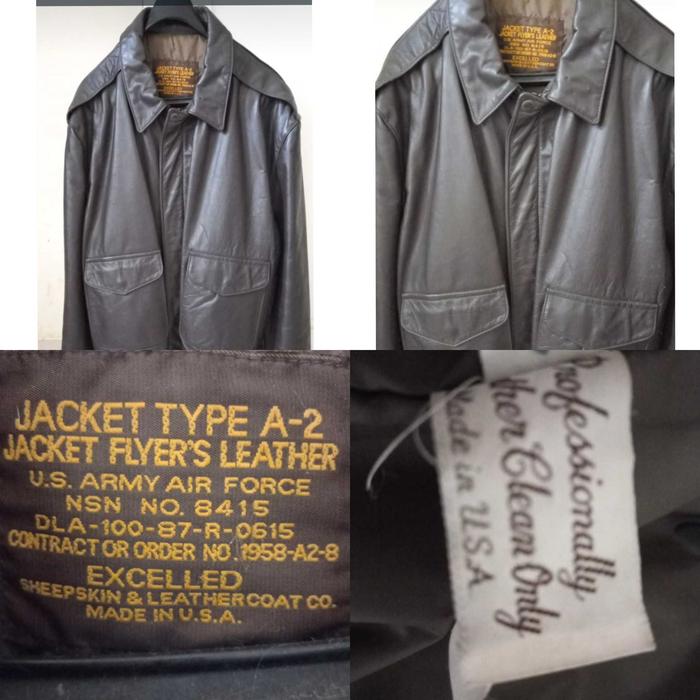 Flight Jacket A2 US Army Air Force.  Original  Size XL