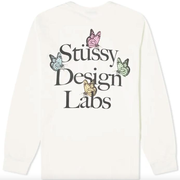STUSSY Design Labs White Sweatshirt Sweater Crewneck - ORI
