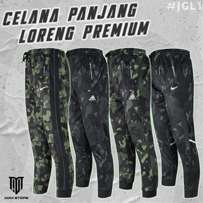 Jogger Pants Pria Loreng / Joger Premium Import / Celana Training Army