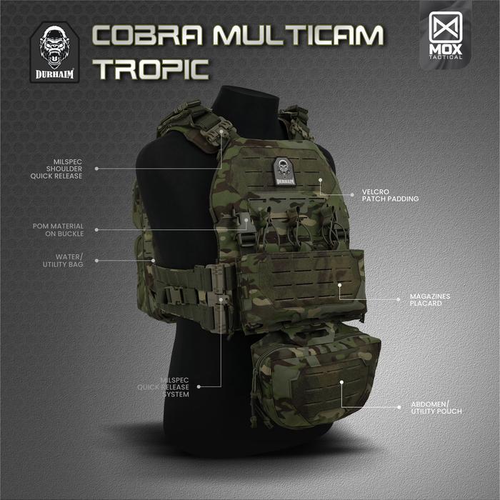 ROMPI DURHAIM | BODY VEST DURHAIM COBRA MULTICAM TROPIC
