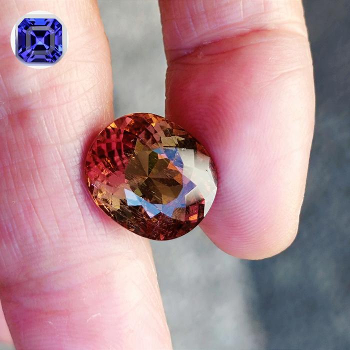 Bicolor Tourmaline 9,67ct