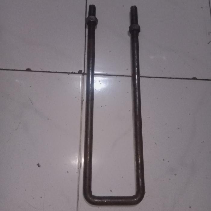 baut u 10 mm- 25mm bolt kawel bak mobil truk engkel baja as mulai
