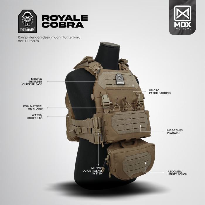 ROMPI DURHAIM | BODY VEST DURHAIM ROYALE COBRA