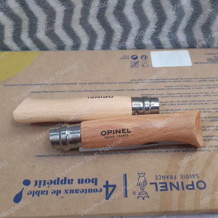 OPINEL INOX NO.8 NATURAL WOOD