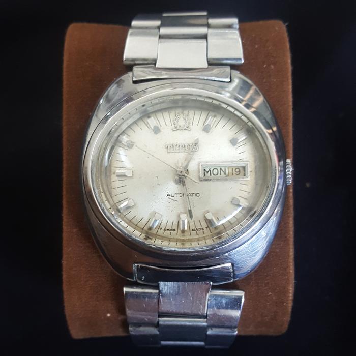 Jam Arloji Solvil Titus Geneve swiss made Otomatis Stainless stell