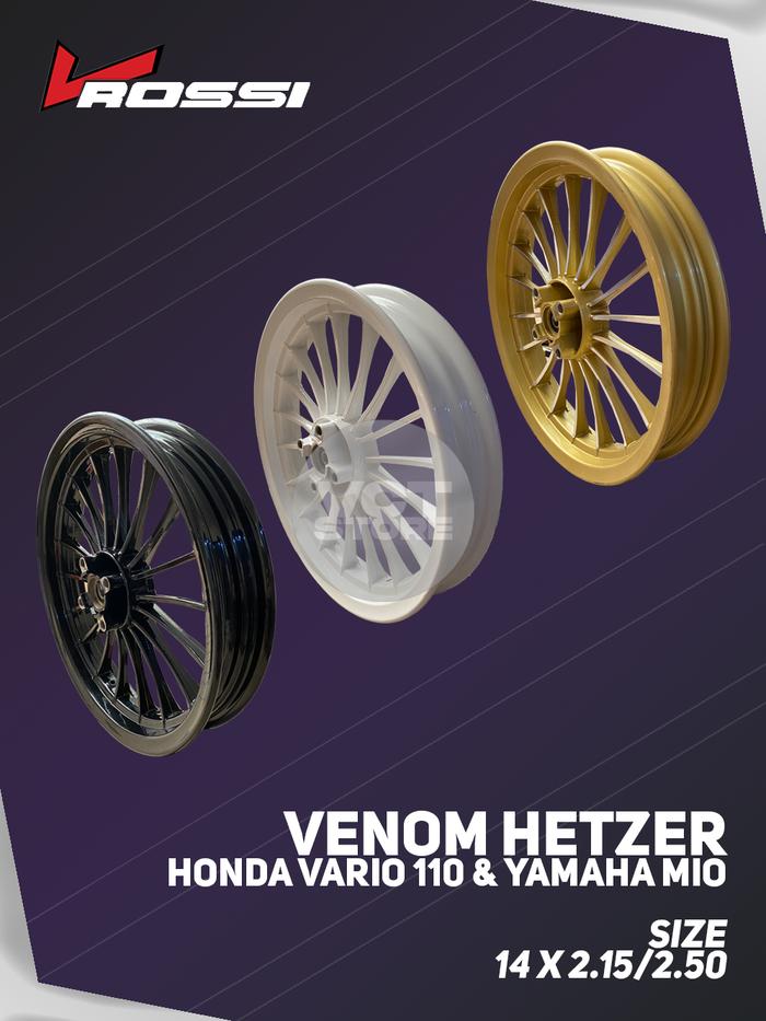 VRossi Velg Racing Venom Hetzer H.Vario 110 (Uk. 14x215/250) | 1 SET