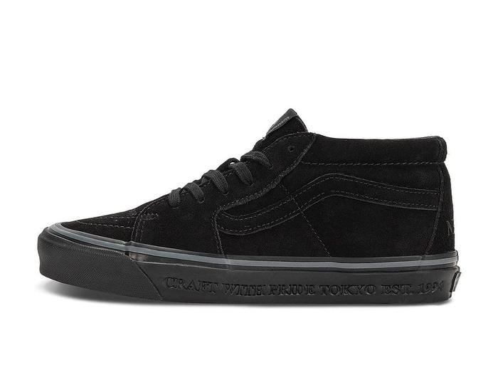 VANS SK8 MID 83 DX PACK NEIGHBERHOOD BLACK ORIGINAL RESMI