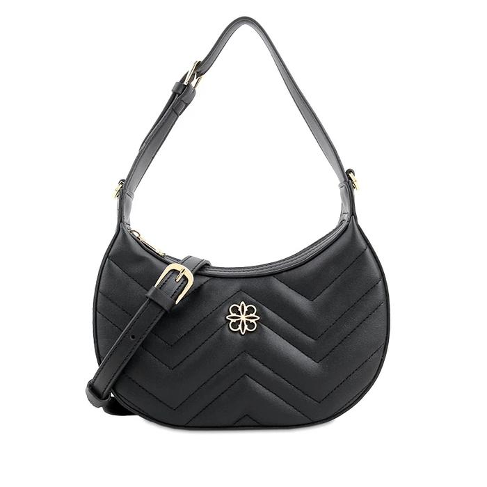 Sling & Shoulder Bag Paris Quilted (Black) - Les Catino Original