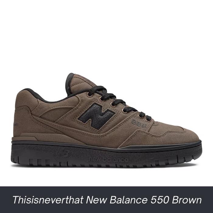 Thisisneverthat x New Balance 550 Brown