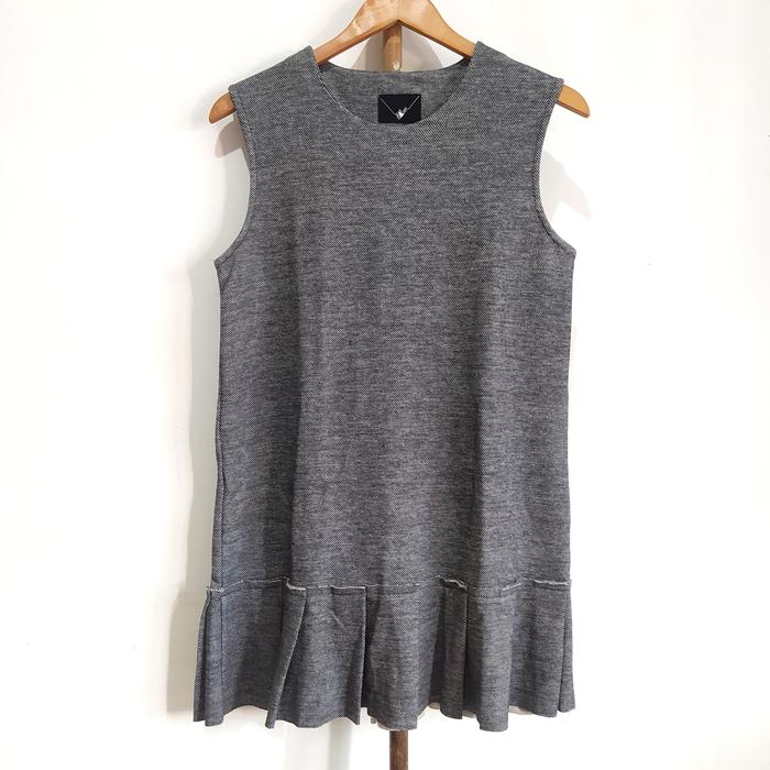 preloved sleeveless korean dress academia look