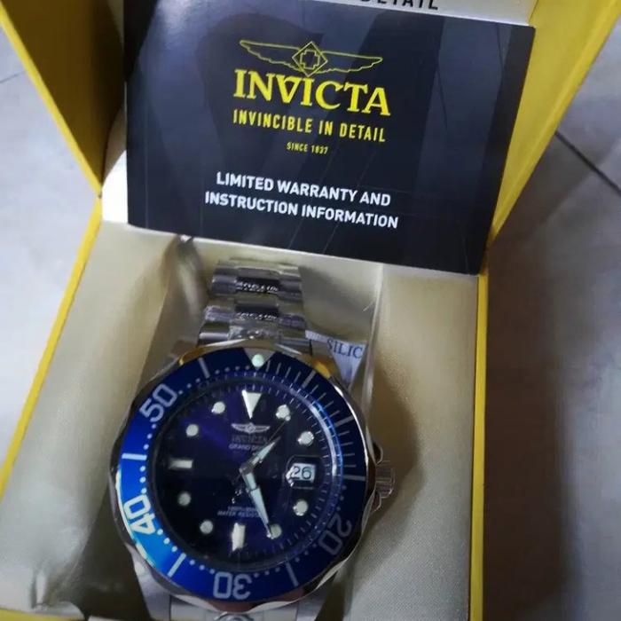 jam grand diver Invicta blue otomatis