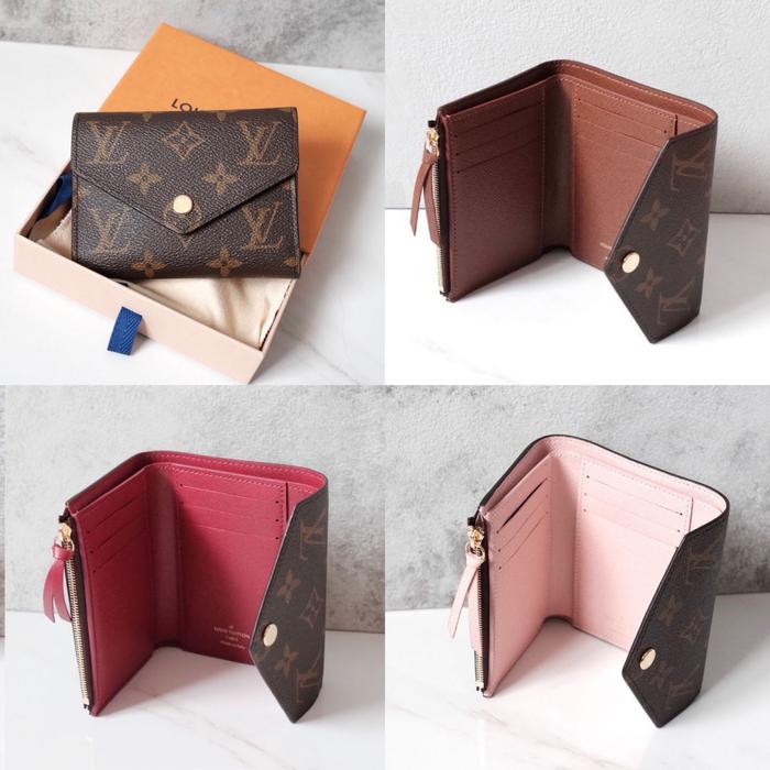 Louis Vuitton LV Trifold Small Compact Wallet Victorine Monogram