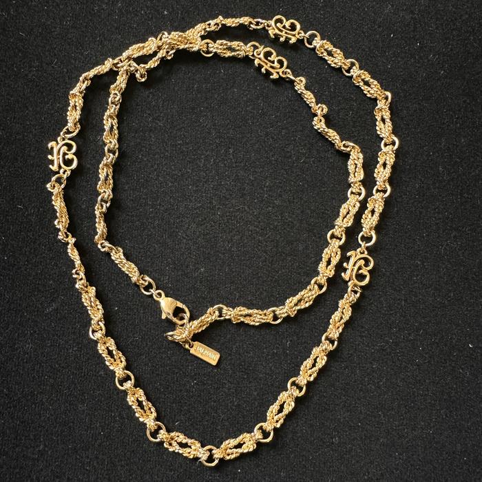 Vintage Balmain Goldtone Necklace
