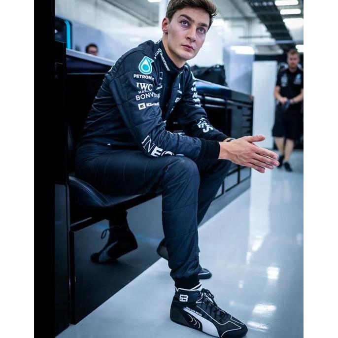 F1 Puma Speedcat Pro George Russell 75 Year Driving Shoes Mercedes-AMG