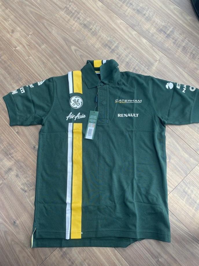 Caterham F1 RARE Team Polo. Kaos Polo Pria