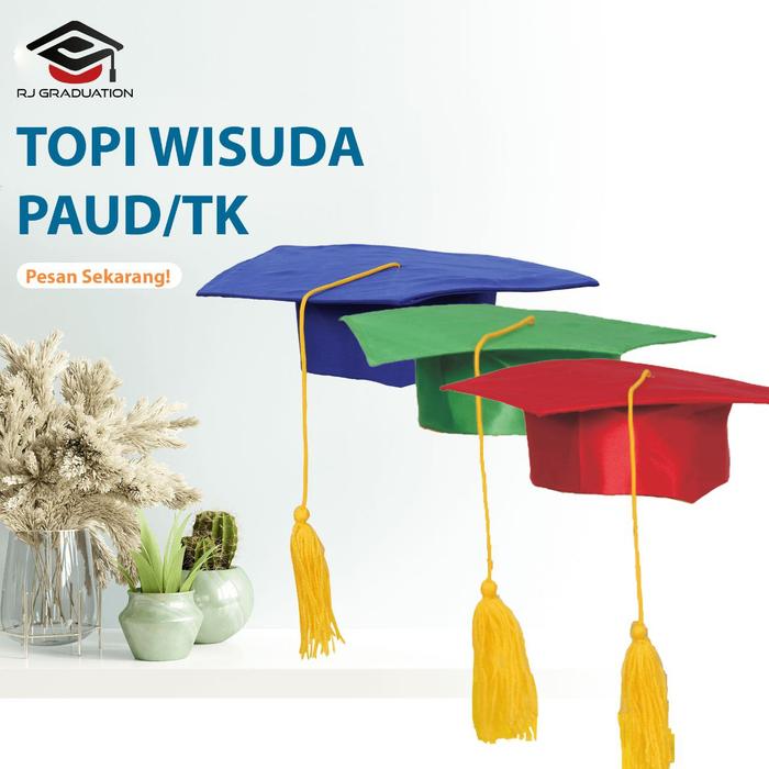 GROSIR TOPI TOGA WISUDA PAUD / TOPI TOGA WISUDA TK / TOPI WISUDA