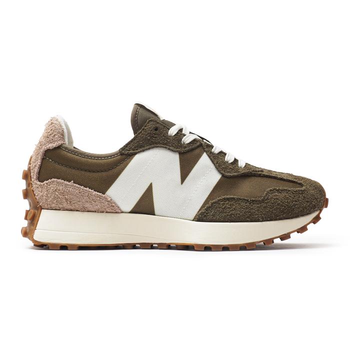 New Balance 327 Olive/White