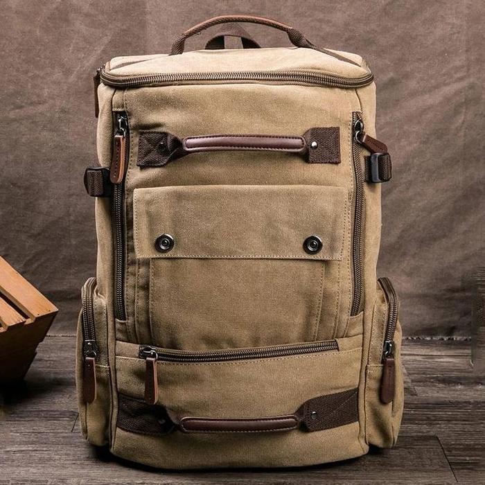 ORIGINAL Falahcollection - Vintage Tas Ransel Pria Backpack Bomber Tas