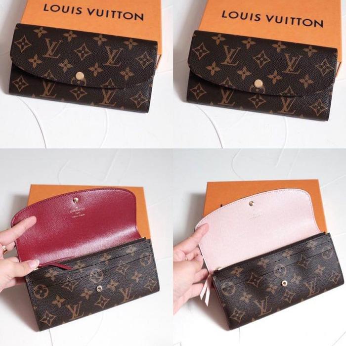 Louis Vuitton LV Long Wallet Emilie Monogram