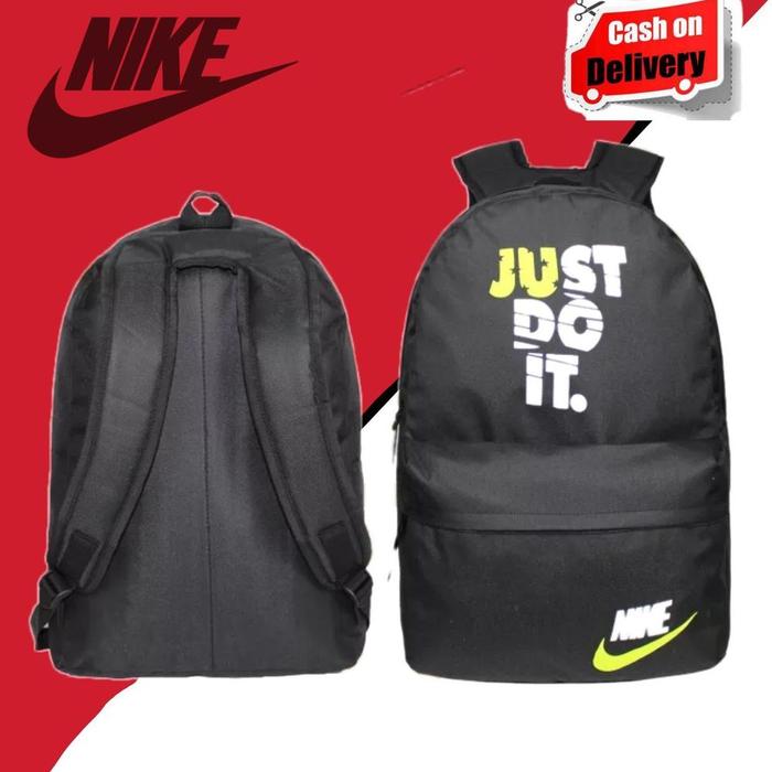 ORIGINAL Tas Ransel Sekolah / Kuliah / Olahraga Pria Wanita NIKE JUST
