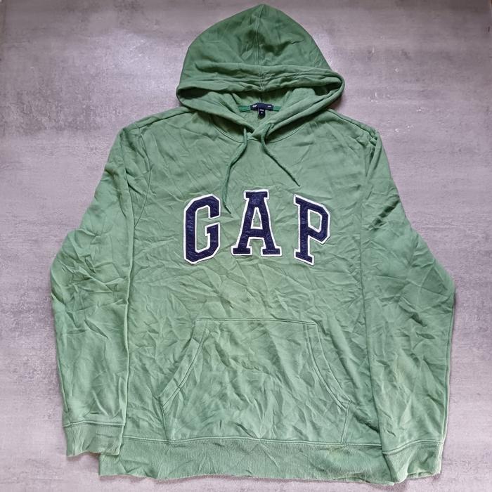 hoodie pullover gap hijau Second
