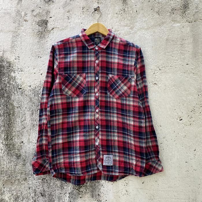 Flanel Russ-K - Size L - Baju Kemeja Flannel