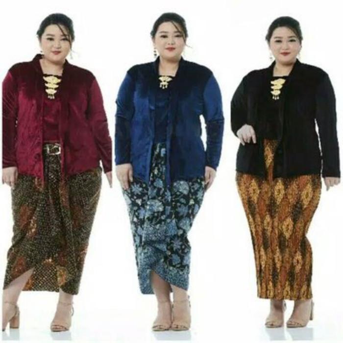 kebaya jumbo kutubaru ld 125 sampai ld 140