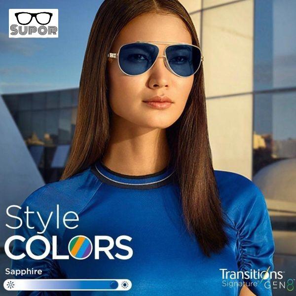 Lensa Essilor Transitions Style colors Transition Gen 8