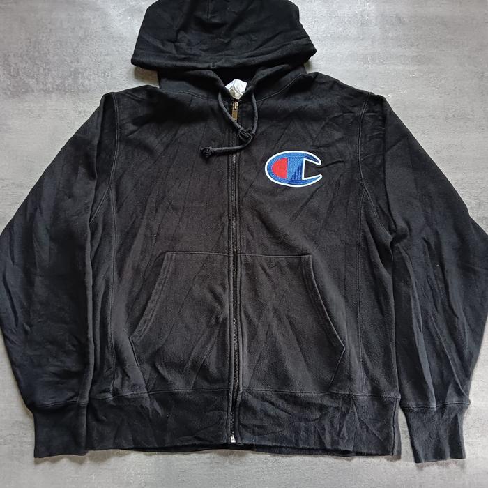 hoodie pullover champion bog logo bordir second