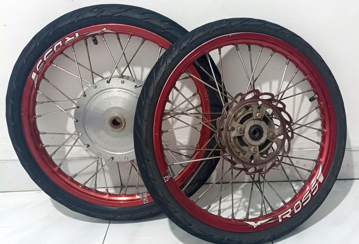 Paket Ban FDR + Velg Rossy 17X140, 60/80 dan 70/80 R17, Berkualitas