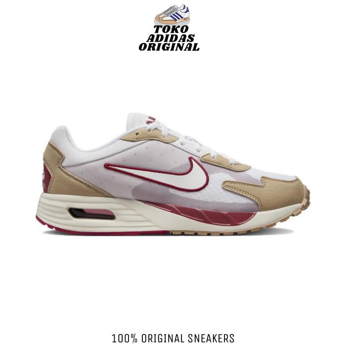 SEPATU SNEAKERS NIKE AIR MAX SOLO WHITE NOBLE RED ORIGINAL BNIB RESMI