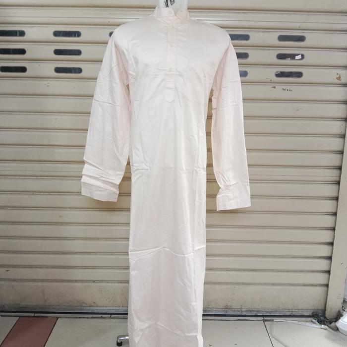 Top Baju Gamis Pria~Jubah Katun TWIL~khusus Warna Salem~Jumbo