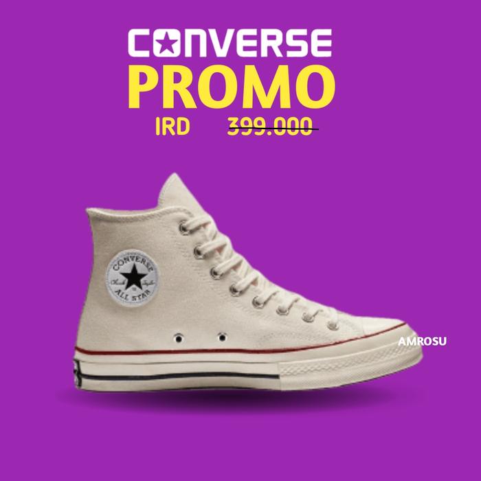 SEPATU CONVERSE 70s HI PREMIUM HIGHT - CREAM