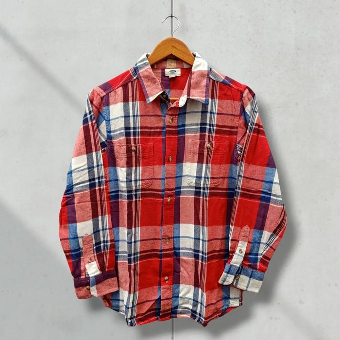 KEMEJA FLANNEL OLD NAVY
