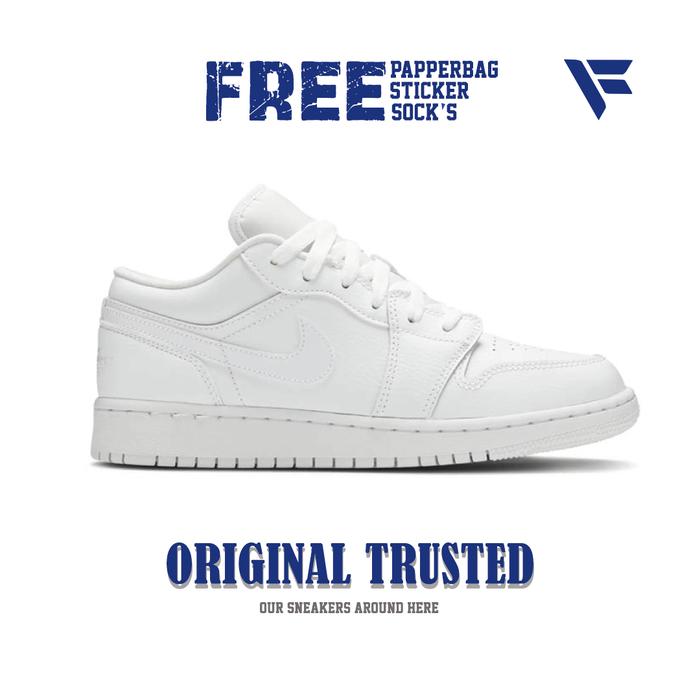 Nike Air Jordan 1 Low Triple White Original