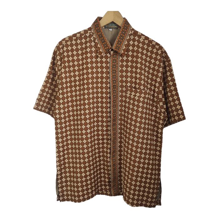 Kemeja batik halus Muhammad Andre 6 saudara 3 L