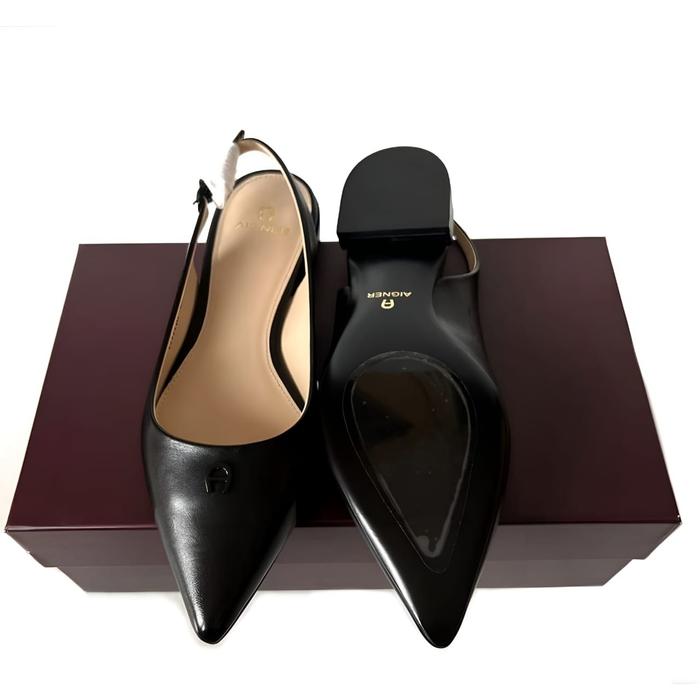 Sepatu Aigner Alina Black Original